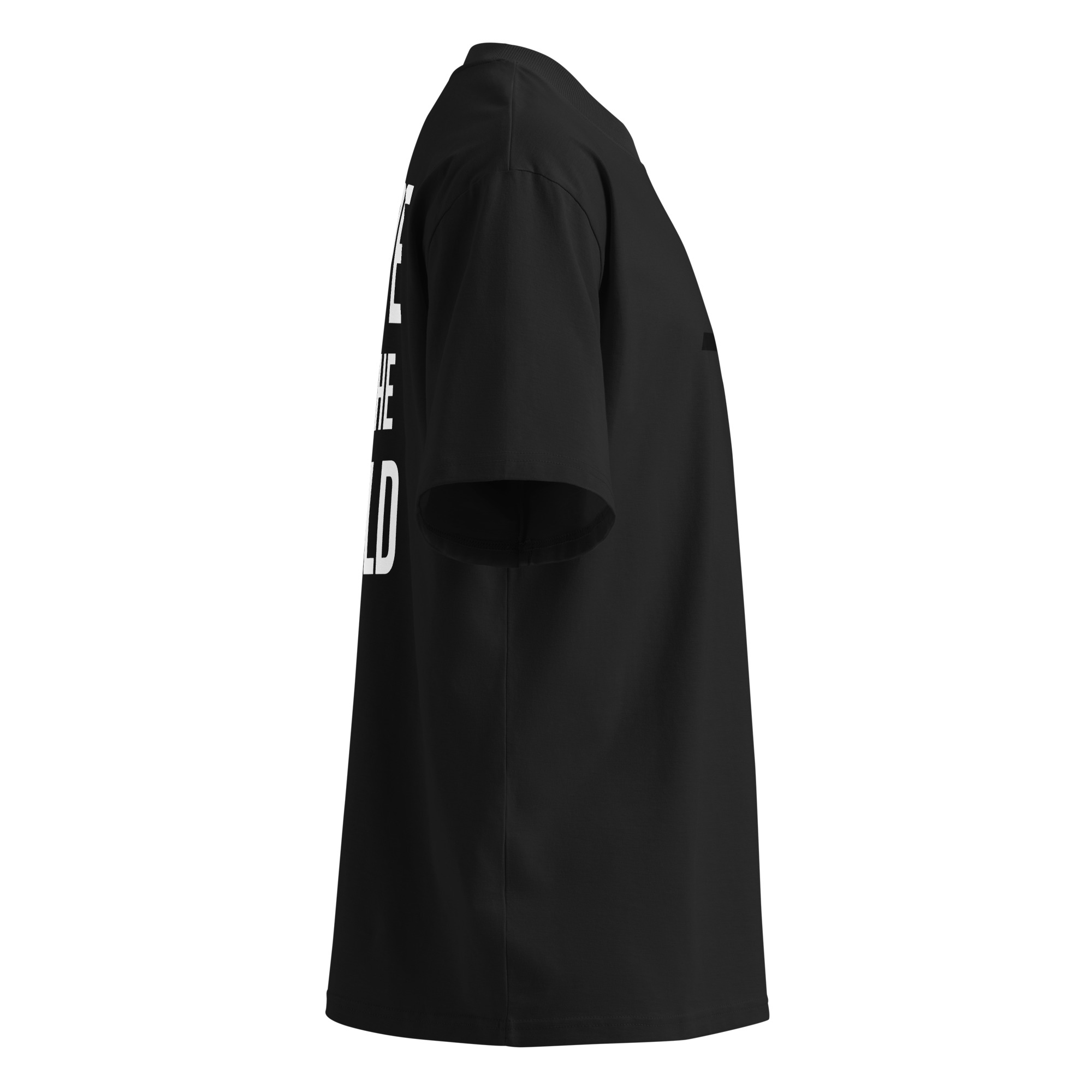"Hope for the world" oversized high neck t-shirt - Image 4